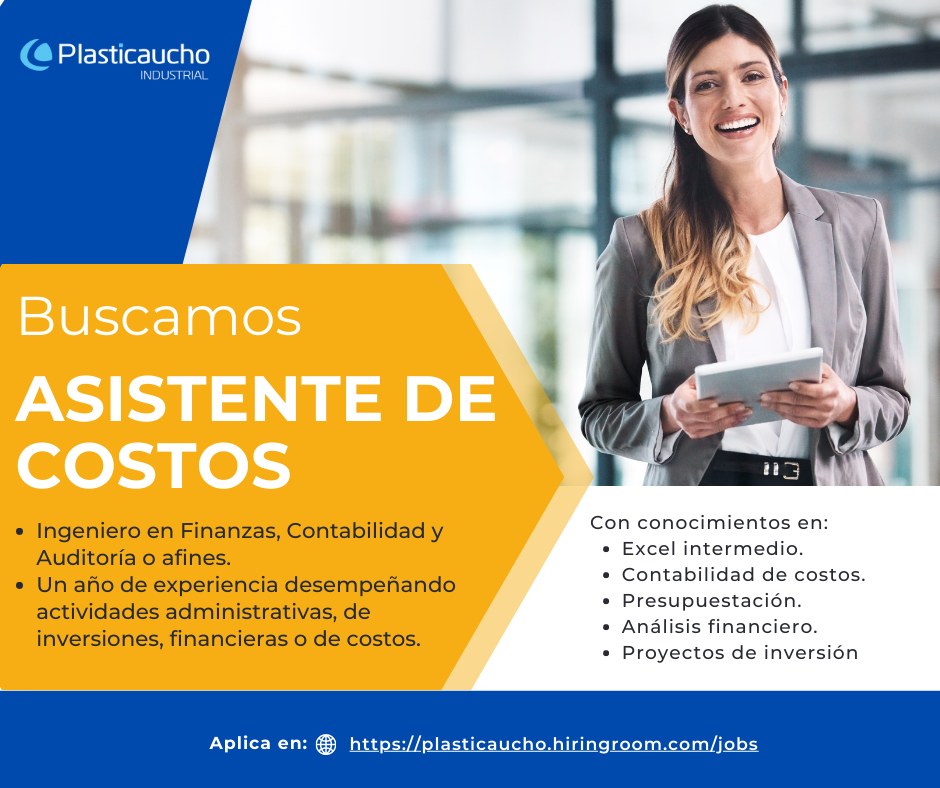 ¡Oportunidades De Empleo En PLASTICAUCHO INDUSTRIAL!